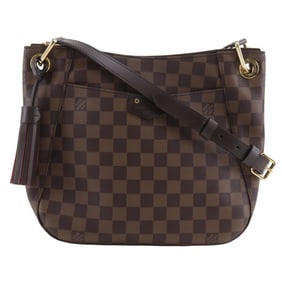 Louis Vuitton South Bank Shoulder Bag N42230 Damier Canvas 2019 Brown DR1139 A5 Double Women's