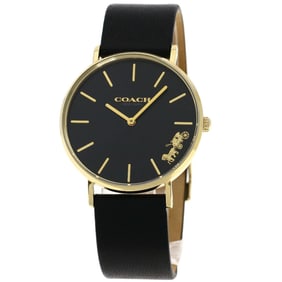 Coach CA120.7.34.1709 GP/Leather Women's Watch