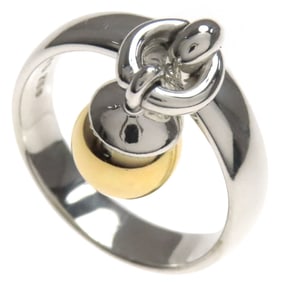 Tiffany Ball Dunkle Ring, 18K White Gold, Women's, TIFFANY & Co.