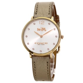 Coach CA.110.7.34.1354 GP/Leather Women's Watch