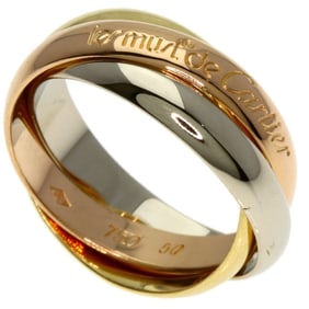 Cartier Trinity #50 Ring, 18K Yellow Gold/18KPG/18KWG, Women's