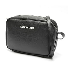 Balenciaga Everyday Medium Camera Bag 679267 Kataoshi Leather Black E-158855