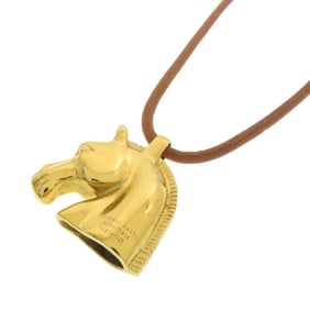 Hermes Cheval Horse Necklace GP Women's HERMES