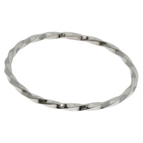 Tiffany & Co. Twist Bangle Bracelet, Silver, Women's