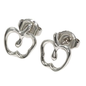 Tiffany & Co. Apple Earrings, Silver, Women's