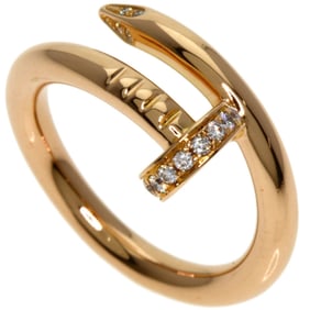 Cartier Juste un Clou Classic Model Diamond #51 Ring in 18K Pink Gold for Women