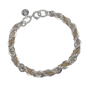 Tiffany & Co. Twist Bracelet, 925 Sterling Silver, Approx. 19.0g