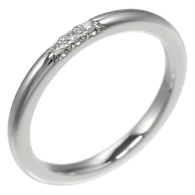 Tiffany & Co. Forever Wedding Classic Band, size 6.5, Pt950 Platinum, 3 Diamonds, approximately 3g.