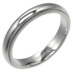 Tiffany & Co. Together Ring with Milgrain Band, size 20, 4mm model, Pt950 platinum, approximately