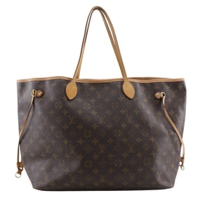 Louis Vuitton Neverfull GM Tote Bag M40157 Monogram Canvas 2009 Brown FL4019 Women's