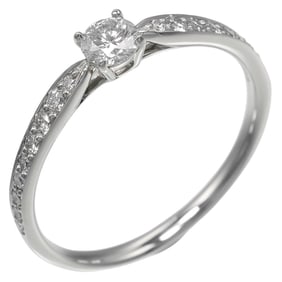 Tiffany & Co. Harmony Solitaire Ring, size 14, 0.23ct VVS1/F/3EX, Pt950 platinum with diamonds,