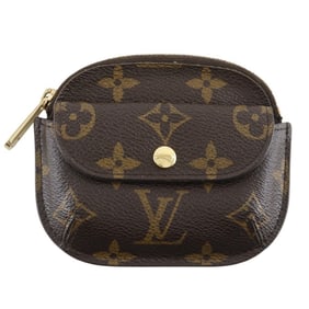 Louis Vuitton Porto Monnaie Schilling Coin Case, Monogram M60025, Canvas, CA0076, Women's