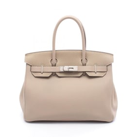 Hermes Birkin 30 Trench Handbag Togo Women's Beige