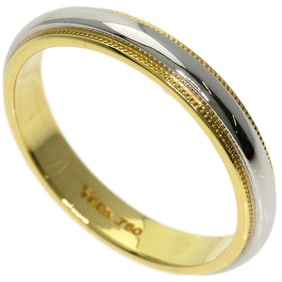 Tiffany & Co. Milgrain Ring in 18K Yellow Gold/PT950 for Women.