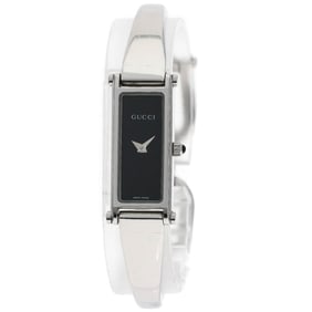 Gucci 1500L Square Face Watch Stainless Steel/SS Women's GUCCI