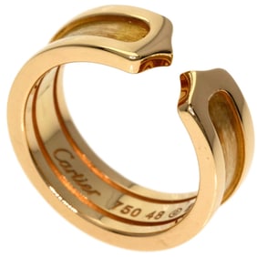 Cartier C2 Ring, Small, #48, 18K Pink Gold, Women's