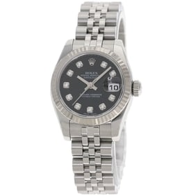 Rolex 179174G Datejust 10-Piece Diamond Watch in Stainless Steel/SS/18K White Gold for Women