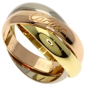 Cartier Trinity #46 Ring, 18K Yellow Gold/18KWG/18KPG, Women's