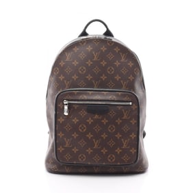Louis Vuitton Josh NV Backpack, PVC-Coated Canvas and Leather, Monogram Macassar, Men's,