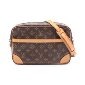 Louis Vuitton Trocadero 27 Shoulder Bag, PVC-Coated Canvas and Leather, Monogram, Women's, Brown,