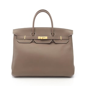 Hermes Birkin 40 Handbag, Leather Togo, Women's, Brown