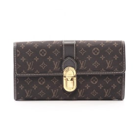 Louis Vuitton Portefeuille Sarah Bifold Long Wallet, Canvas and Leather, Monogram Idylle, Women's,