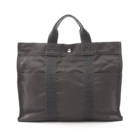 Hermes Hermès Air Line MM Tote Bag, Nylon Canvas, Men's and Women's, Gray