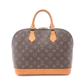 Louis Vuitton Alma PM Handbag, PVC-Coated Canvas and Leather, Monogram, Women's, Brown, M51130