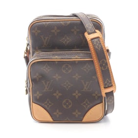 Louis Vuitton Amazon Shoulder Bag, PVC-Coated Canvas and Leather, Monogram, Women's, Brown, M45236