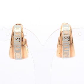 Christian Dior Dior Earrings Jewelry GP (Gold Plated) Women's Gold/Blue