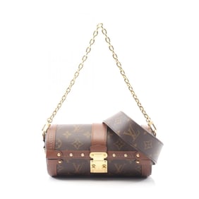Louis Vuitton Papillon Trunk Shoulder Bag, PVC-Coated Canvas and Leather, Monogram, Women's, Brown,