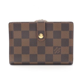 Louis Vuitton Portefeuille Viennois Bifold Wallet, PVC Coated Canvas, Damier Leather, Women's,