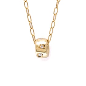 Pomellato Iconica Diamond Necklace Pink Gold (18K) Diamond Men,Women Fashion Pendant Necklace (Pink