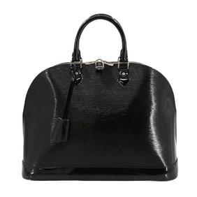 Louis Vuitton Epi Electric Alma GM Handbag Noir M5289N Silver Hardware
