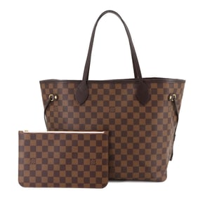 Louis Vuitton Damier Neverfull MM Tote Bag in Ebene Rose Ballerine N40598 RFID