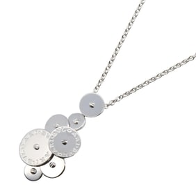 BVLGARI Cichlady Necklace, 18K White Gold, Women's, Silver