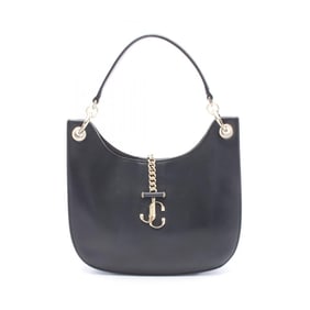 JIMMY CHOO Varenne Hobo Shoulder Bag, Leather, Women's, Black