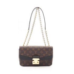 Louis Vuitton Sac Marceau Shoulder Bag, Coated Canvas and Leather, Monogram, Women's, Brown Black,