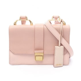 Miu Miu Miu Madras Shoulder Bag, Leather, Women's, Pink, 5BH609