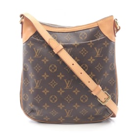 Louis Vuitton Odeon PM Shoulder Bag, Coated Canvas and Leather, Monogram, Women's, Brown, M56390