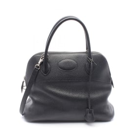 Hermes Hermès Bolide 31 handbag in Taurillon Clemence leather, black.