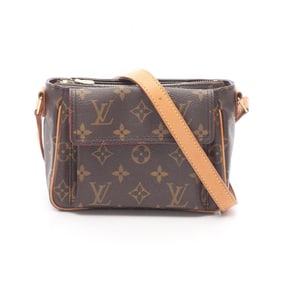 Louis Vuitton Viva Cite PM Shoulder Bag, Coated Canvas and Leather, Monogram, Women's, Brown, M51165