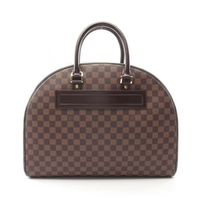 Louis Vuitton Nolita 24 Handbag, Coated Canvas and Leather with Damier Finish, Brown, N41454