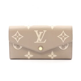 Louis Vuitton Portefeuille Sarah Bifold Long Wallet, Leather, Monogram Empreinte, Women's,