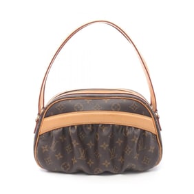 Louis Vuitton Clara Shoulder Bag, Coated Canvas and Leather, Monogram, Women's, Brown, M40057