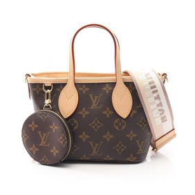 Louis Vuitton Neverfull BB Handbag, Coated Canvas and Leather, Monogram, Women's, Brown, M46705
