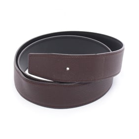 Hermes HERMES belt clothing Togo Swift men's women's brown and black