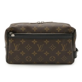 LOUIS VUITTON Monogram Macassar Truss Toilette Pouch Travel Second Bag Handbag M40378