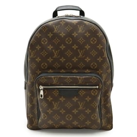 LOUIS VUITTON Monogram Macassar Josh Backpack/Shoulder Bag M41530