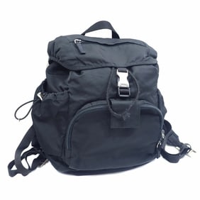 Prada Women's Nero Black Nylon Backpack with Waist Bag, A6051233